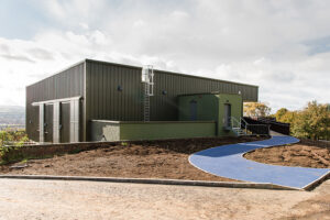 New build giraffe house Edinburgh Zoo