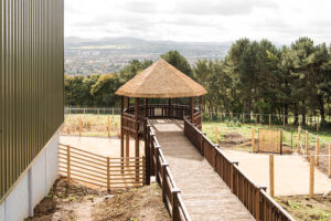 New build giraffe house Edinburgh Zoo