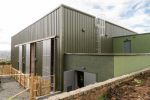 New build giraffe house Edinburgh Zoo