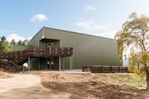 New build giraffe house Edinburgh Zoo
