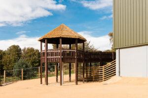 New build giraffe house Edinburgh Zoo